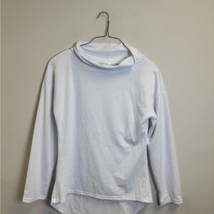 Elegant White Long Sleeve Women's Top